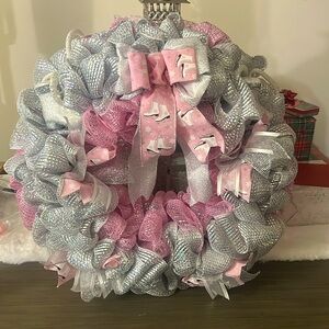 Beautiful Winter ❄️ Deco Mesh Wreath